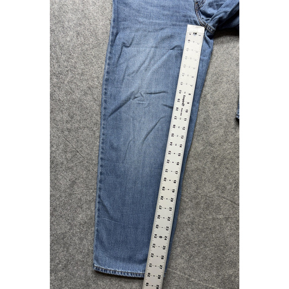 Levis Baggy Dad Jeans Womens 29x30 Blue Denim Relaxed Straight Leg Loose Casual - Picture 7 of 12